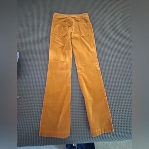 Anthropologie Pilcro corduroy. Goldfish brown